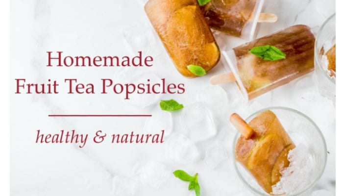 Soothing Homemade Fruit Tea Popsicles