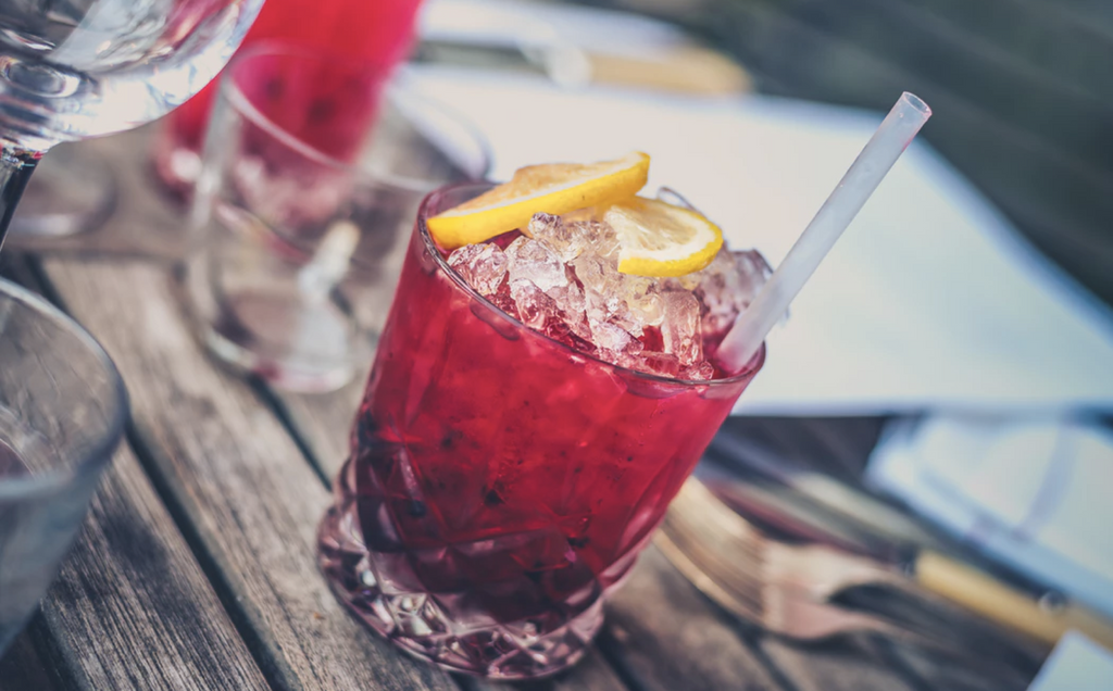 Sparkling Cranberry Tea Cocktail