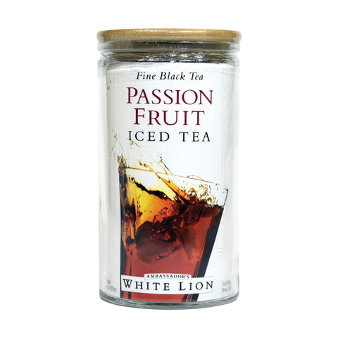 Image of White Lion Passion Fruit Iced Tea, Glass Jar, 6 Count, .5 oz