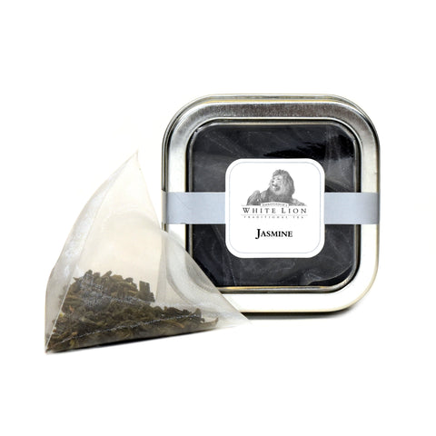 Image of White Lion Organic Jasmine Tea Tin 5 Ct.