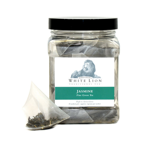 Image of White Lion Organic Jasmine Tea Canister 25 Ct.
